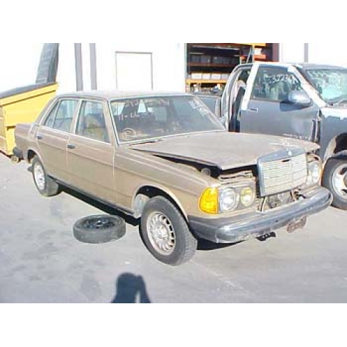 Used 1984 Mercedes 123 Chassis 300D Parts Car Gold with palamino interior 
