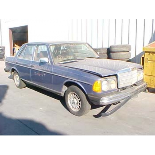 Used 1984 Mercedes 123 Chassis 300D Parts Car Blue with palamino interior
