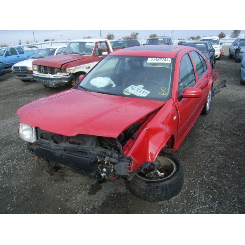 Used 2001 Volkswagen Jetta A4 Parts Red with black interior VR6 engine 